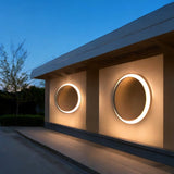 Furnitrio Waterproof LED Outdoor Moon shape Wall Light