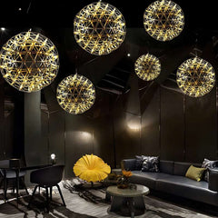 Modern Luxury LED Sparkle Ball Chandelier