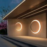 Furnitrio Waterproof LED Outdoor Moon shape Wall Light