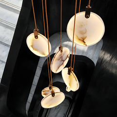 Furnitrio Modern Luxury Marble LED Chandelier