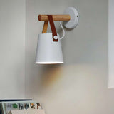 Nordic Belt Wood LED Wall Lamp Modern Minimalist Wall Light Fixture