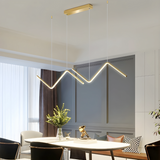 Furnitrio Modern LED Pendant Light Nordic indoor Gold Hanging Chandelier