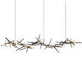 Furnitrio Postmodern Black Retro Tree Branch Shape Chandelier