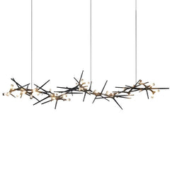 Furnitrio Postmodern Black Retro Tree Branch Shape Chandelier