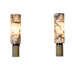 Luxury Marble Wall Lamp with Metal Body