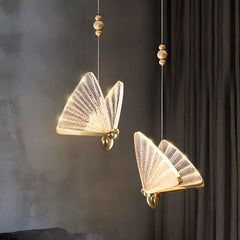 Furnitrio Butterfly LED Pendant Light Indoor Lighting for Bedside & Living Spaces