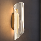 Furnitrio Modern Gold LED Wall Light