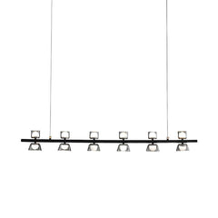 Modern Minimalist Strip Chandelier LED Ceiling Bar Light