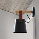 Nordic Belt Wood LED Wall Lamp Modern Minimalist Wall Light Fixture