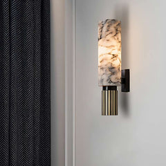 Luxury Marble Wall Lamp with Metal Body