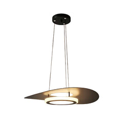 Modern Minimalism Pendant Light Round Black Hanging Lamp