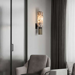 Luxury Marble Wall Lamp with Metal Body