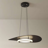 Modern Minimalism Pendant Light Round Black Hanging Lamp