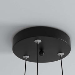 Modern Minimalism Pendant Light Round Black Hanging Lamp