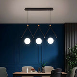 Furnitrio Modern LED Chandelier: Black or Gold Multi-Head Pendant Lamp