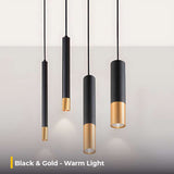 Modern Single Head Long Tube Pendant