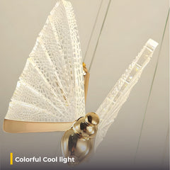 Furnitrio Butterfly LED Pendant Light Indoor Lighting for Bedside & Living Spaces