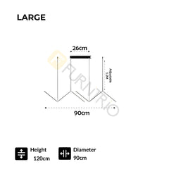 Furnitrio Modern LED Pendant Light Nordic indoor Gold Hanging Chandelier