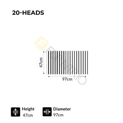 Furnitrio Modern Rotatable LED Ceiling Chandelier