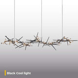 Furnitrio Postmodern Black Retro Tree Branch Shape Chandelier