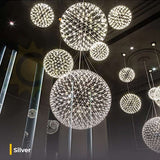 Modern Luxury LED Sparkle Ball Chandelier