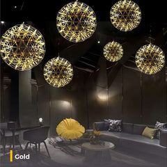 Modern Luxury LED Sparkle Ball Chandelier