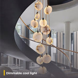 Furnitrio Modern Luxury Marble LED Chandelier