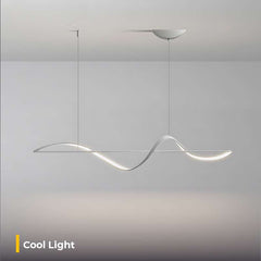 Furnitrio Minimalist Pendant Lighting LED Hanging Adjustable Dimmable Chandelier