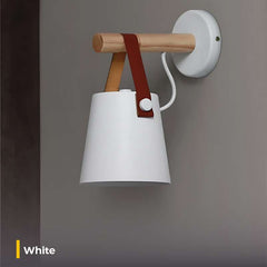 Nordic Belt Wood LED Wall Lamp Modern Minimalist Wall Light Fixture