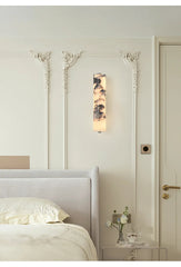 Furnitrio Black Marble Wall Lamp