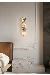 Furnitrio Black Marble Wall Lamp