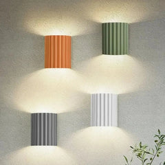 Furnitrio Macaron Resin LED Wall Lamp