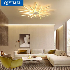 Furnitrio Modern Flower Acrylic Chandelier