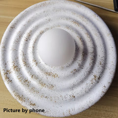 Furnitrio Wabi-Sabi Round Resin Wall Lamp