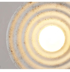 Furnitrio Wabi-Sabi Round Resin Wall Lamp