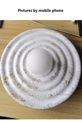 Furnitrio Wabi-Sabi Round Resin Wall Lamp