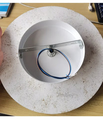 Furnitrio Wabi-Sabi Round Resin Wall Lamp
