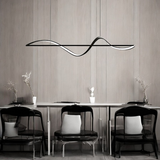 Furnitrio Minimalist Pendant Lighting LED Hanging Adjustable Dimmable Chandelier