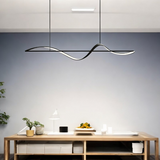 Furnitrio Minimalist Pendant Lighting LED Hanging Adjustable Dimmable Chandelier